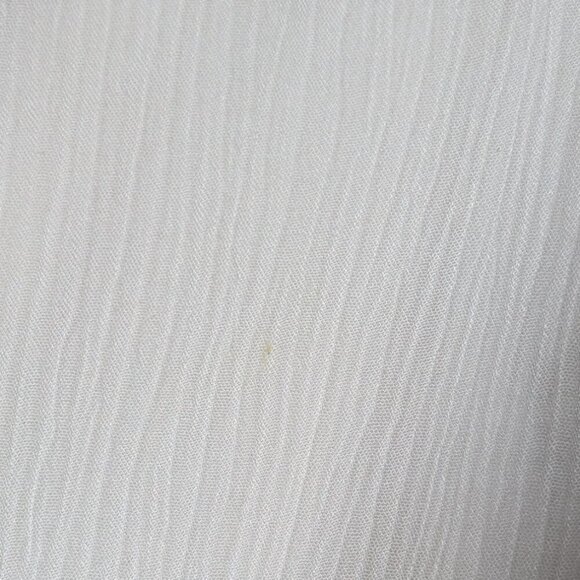 Naif Boho White Dress Womens Small Bell Sleeve Laces Flowy Hippie Oversized - Picture 8 of 8